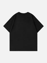 Heart Element Letter Printing Tee